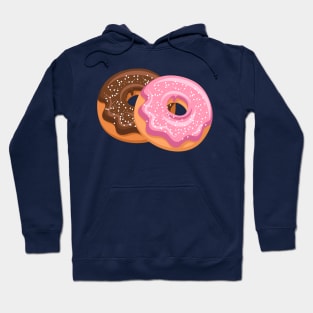 Two Powdered Donuts Yummy Snack Hoodie